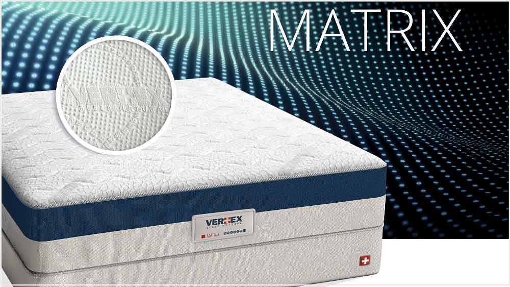 מזרן VISCO אורטופדי ממערכת Vertex דגם "Matrix"