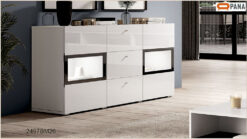 קומוד Baros Helvetia בגוון White Gloss Black
