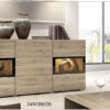 קומוד Baros Helvetia בגוון AK Light Laminate Black